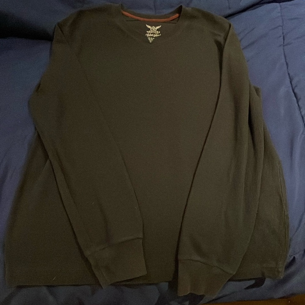 Men’s Black Crewneck Long sleeve